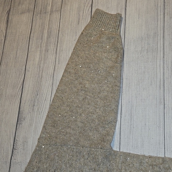 Halogen Women's Sequined Knit Sweater Beige Size XL NWOT - Picture 6 of 9